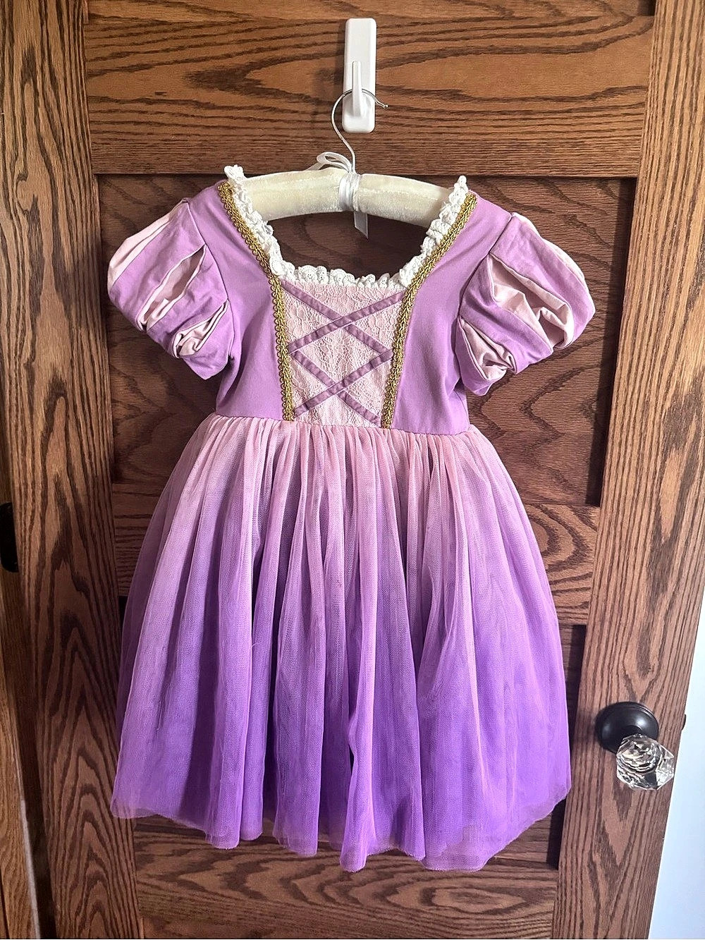 Disney Rapunzel cosplay costume for Kids – Tangled Purple Dress